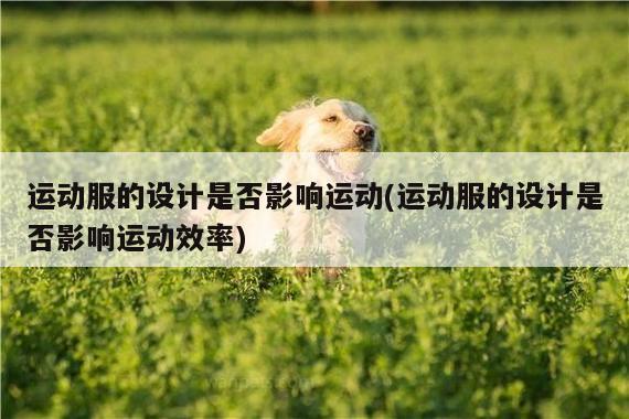 运动服的设计是否影响运动(运动服的设计是否影响运动效率)