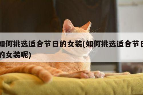 如何挑选适合节日的女装(如何挑选适合节日的女装呢)