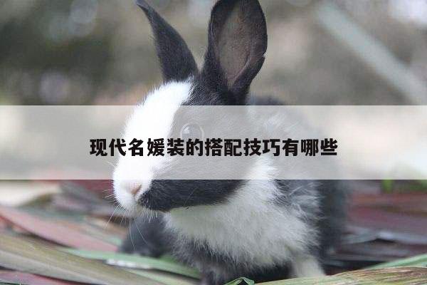 现代名媛装的搭配技巧有哪些