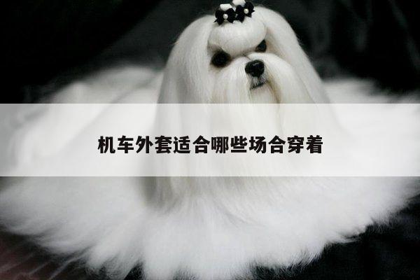 机车外套适合哪些场合穿着